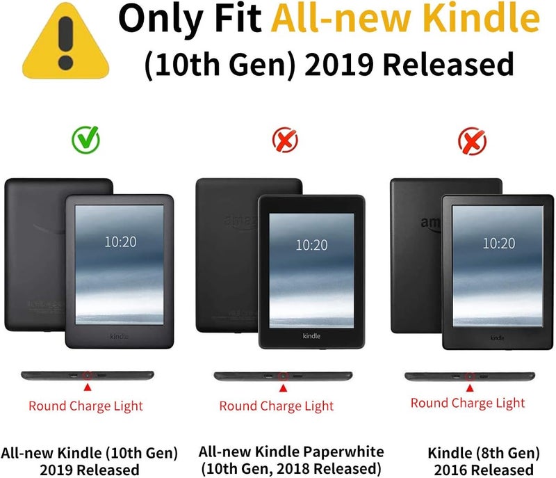 FUYOCWE Case for Kindle 10th Generation (2019 Version) 6" E-Reader, Multi-Angle Folio Stand Anti Slide Smart Protective Cover Case (Not fit Kindle Paperwhite/Kindle Oasis)- I can do All Things Through Christ - Image 2
