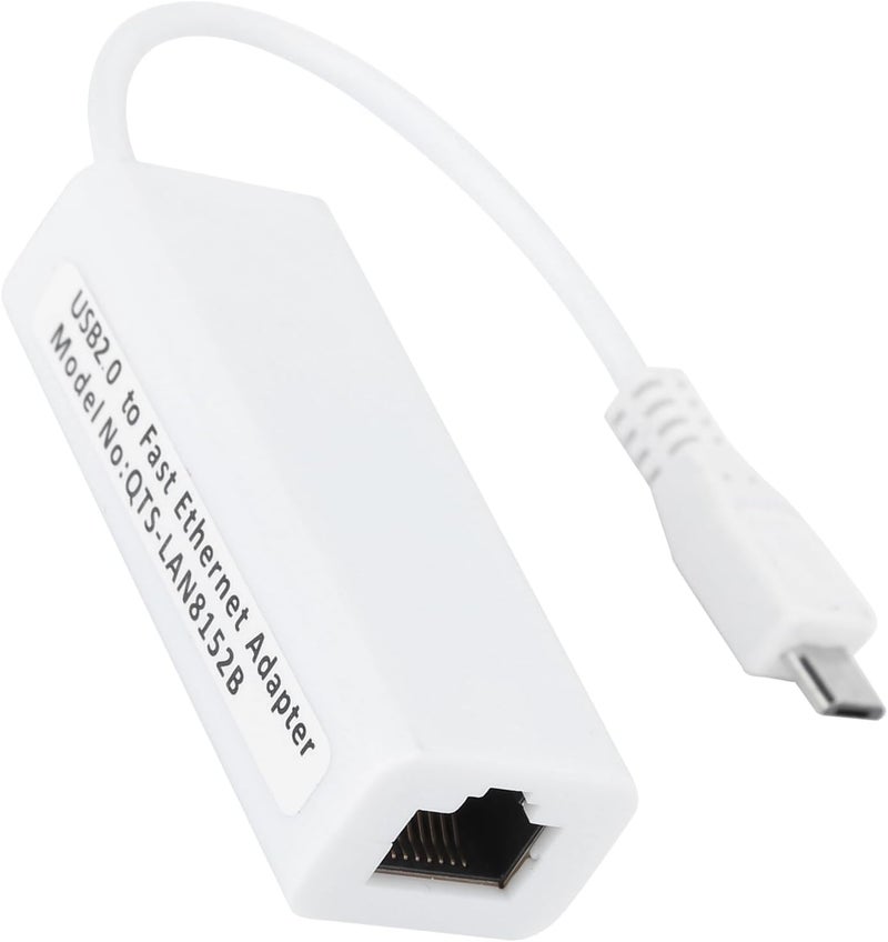 محول إيثرنت GLOGLOW من نوع Micro USB إلى RJ45، مصنوع من مادة ABS، يدعم سرعات نقل بيانات تصل إلى 10/100 ميجابت في الثانية، مثالي لأنظمة 1.3/W. - Image 4