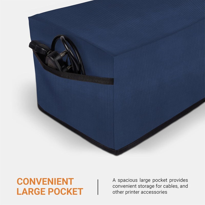 Cranique Fabric Dust Proof Printer Cover for HP Smart Tank All-in-One 580 / 581 / 585 (Blue) - Image 3