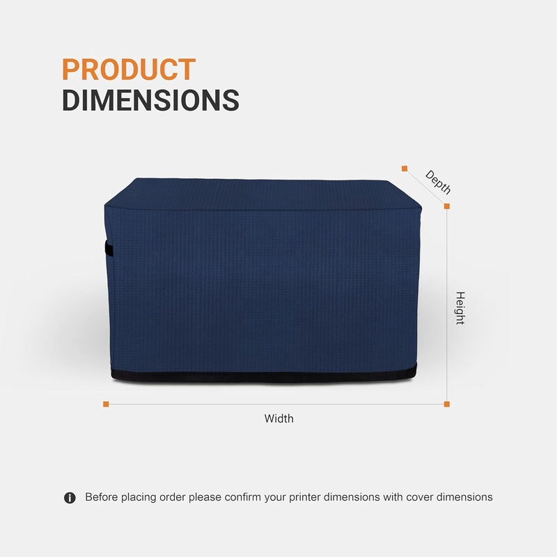 Cranique Fabric Dust Proof Printer Cover for HP Smart Tank All-in-One 580 / 581 / 585 (Blue) - Image 5