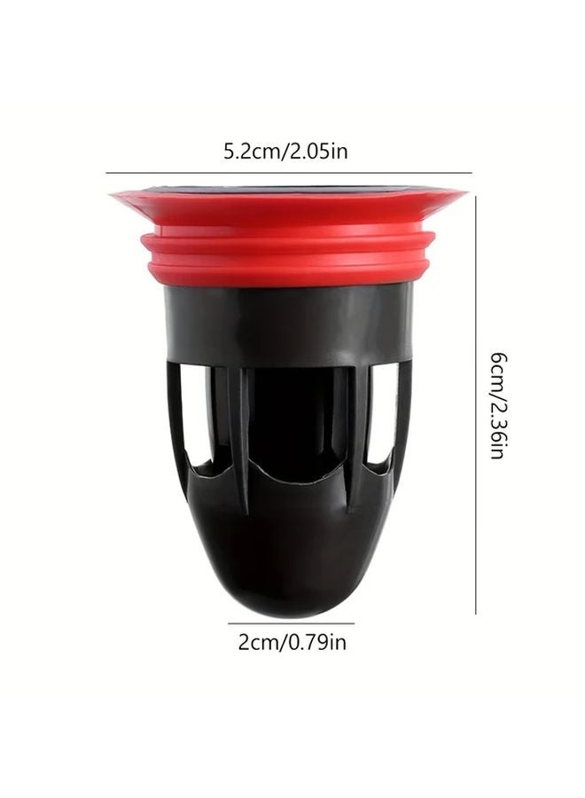 3pcs Black Odor Proof Floor Drain Anti Siphon Sink Strainer For Bathroom Kitchen - Image 5