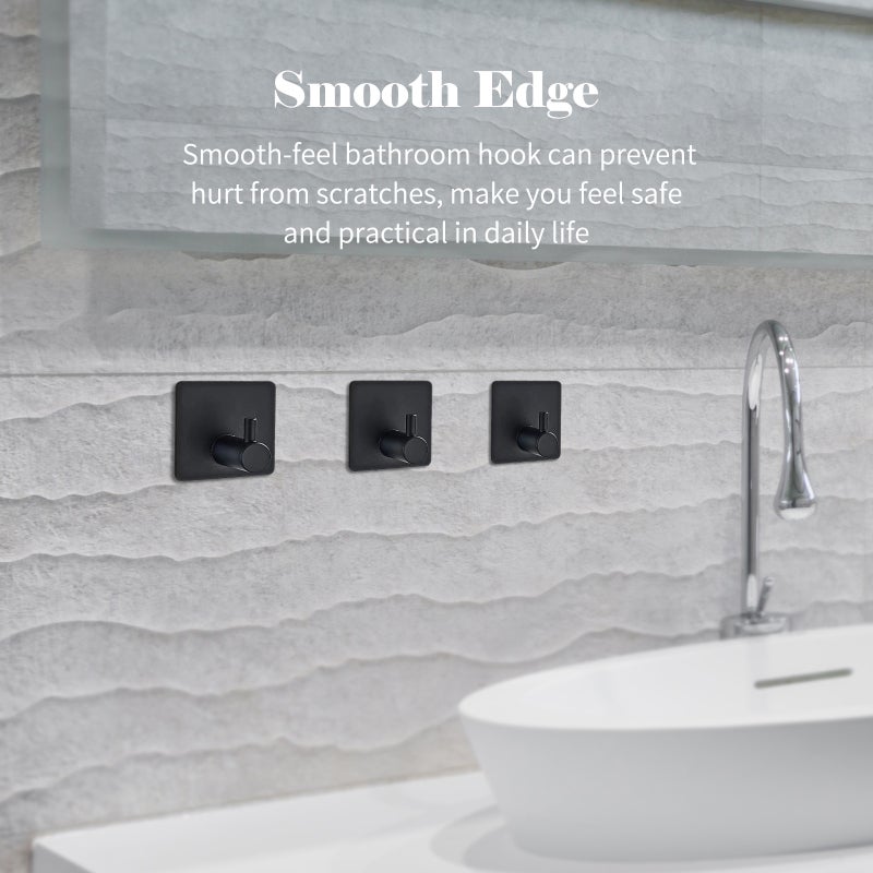 Bathroom Towel Bar: 6pcs Silver Solid 304 Stainless Steel Set - Space-saving Heavy Duty Design With Smooth Edges for Narrow Bathroom, Kitchen
``` - Image 5