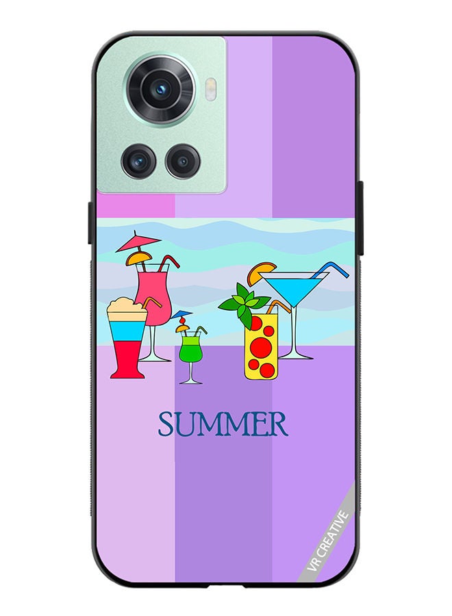 VR CREATIVE Protective Case Cover For OnePlus 10R Summer Design Multicolour - Image 1