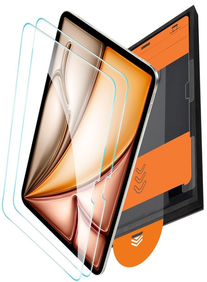 OMOTON iPad Air 13" M3/M2 (2025/2024, 7/6. Generation Screen Protector, Easy Installation Tray, Case and Apple Pen Compatible, Bubble-free, Scratch-resistant, HD Transparent - Image 1