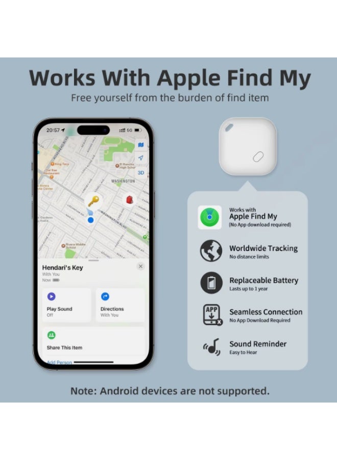 جهاز تتبع ذكي في الوقت الفعلي، لتحديد موقع المفاتيح المفقودة والمحافظ والأمتعة - Image 3