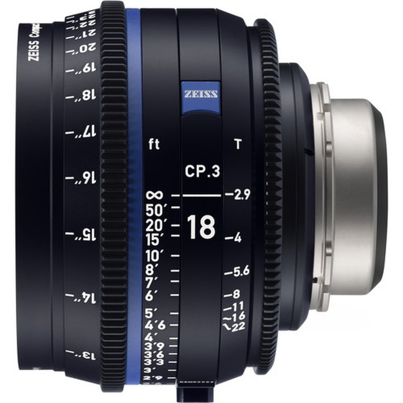 Zeiss CP.3 18mm T2.9 Compact Prime Lens (Canon EF Mount, Meters) - Image 2