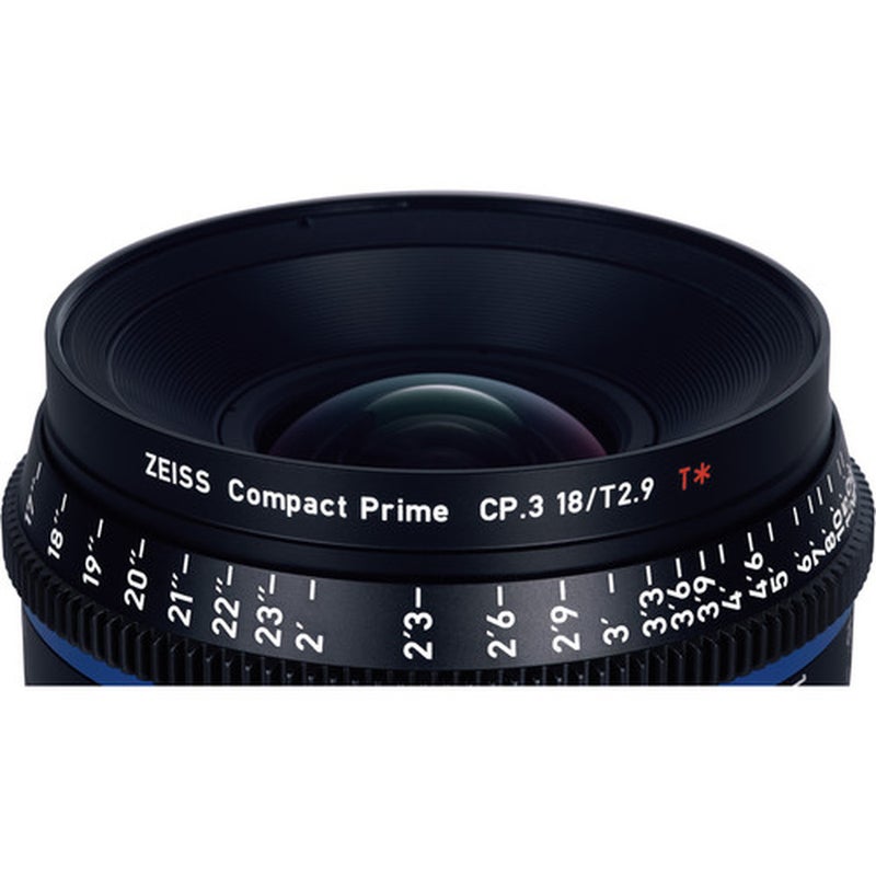 Zeiss CP.3 18mm T2.9 Compact Prime Lens (Canon EF Mount, Meters) - Image 3
