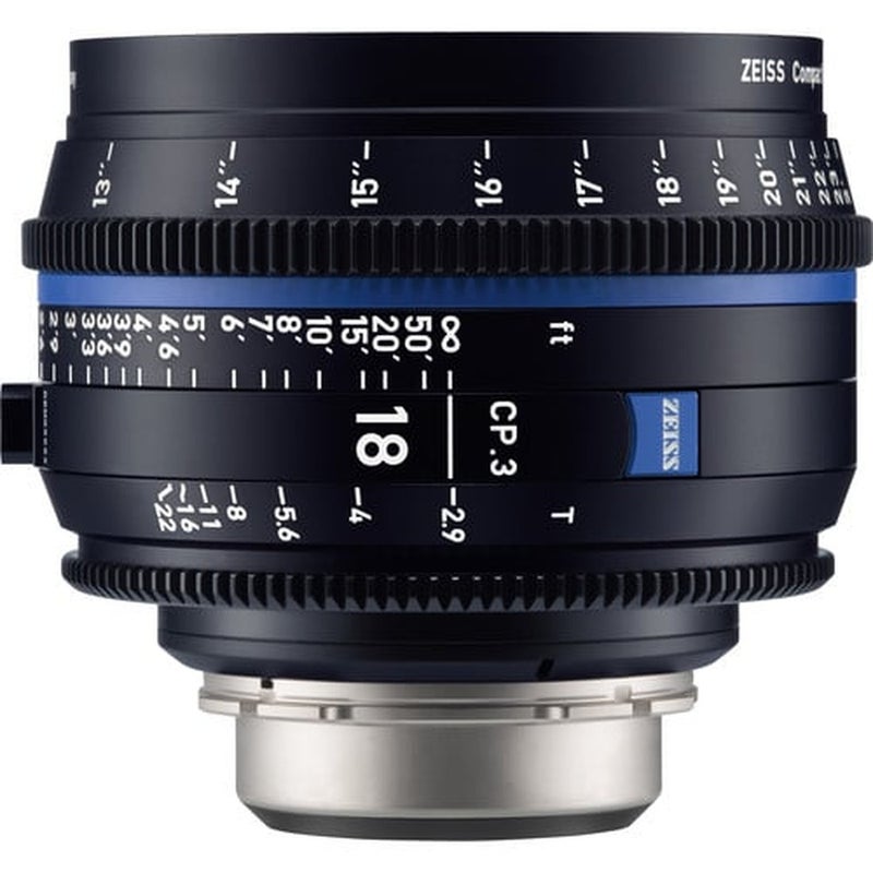 Zeiss CP.3 18mm T2.9 Compact Prime Lens (Canon EF Mount, Meters) - Image 1