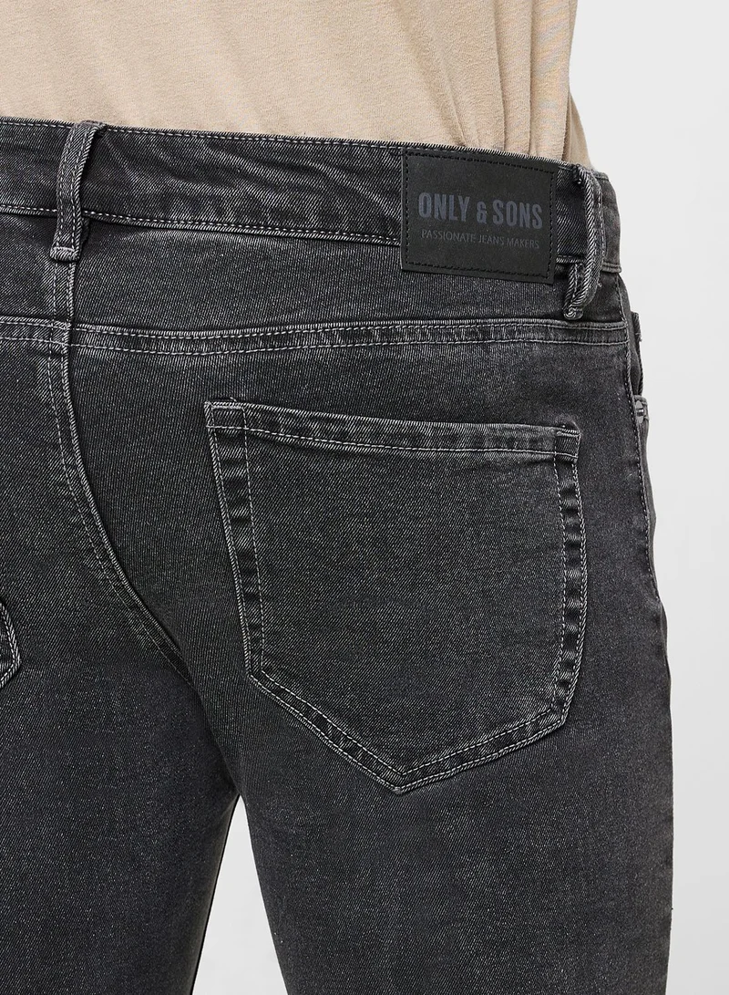 Only & Sons Rinse Wash Slim Fit Jeans