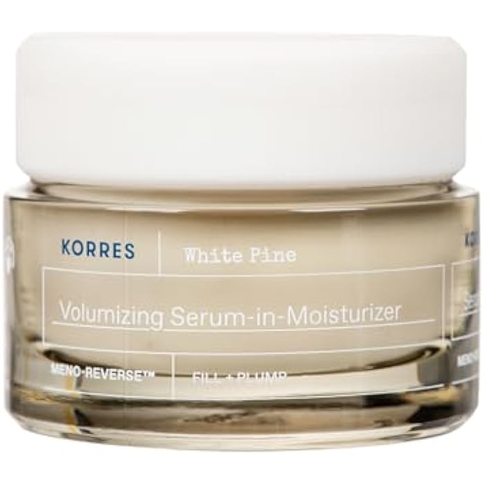 KORRES White Pine Meno-reverse Volumizing Serum-in-moisturizer, 2-in-1 Face Moisturizer For Mature Skin, Post-menopausal Skincare With Natural Peptides & White Pine Extract, 1.4 Fl Oz - Image 1