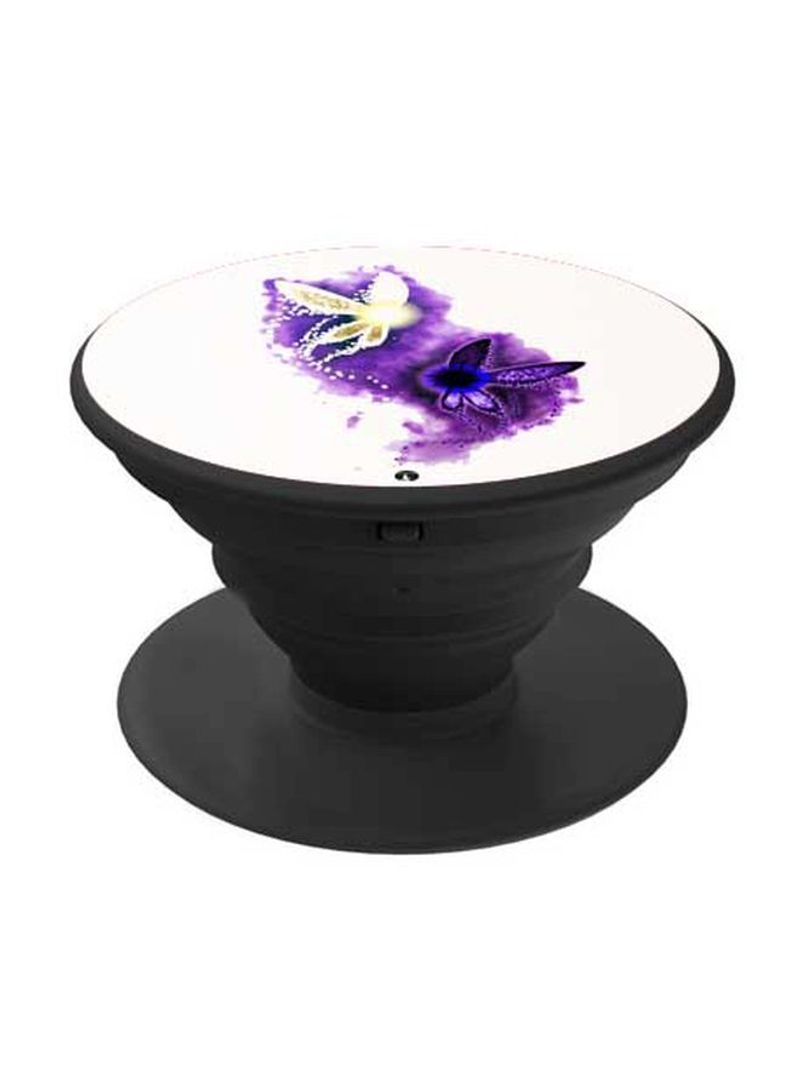 RKN Printed Pop Socket Black/Purple/White - Image 2