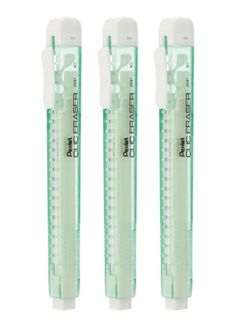 Pentel ممحاة قابلة للسحب من 3 قطع - Image 1