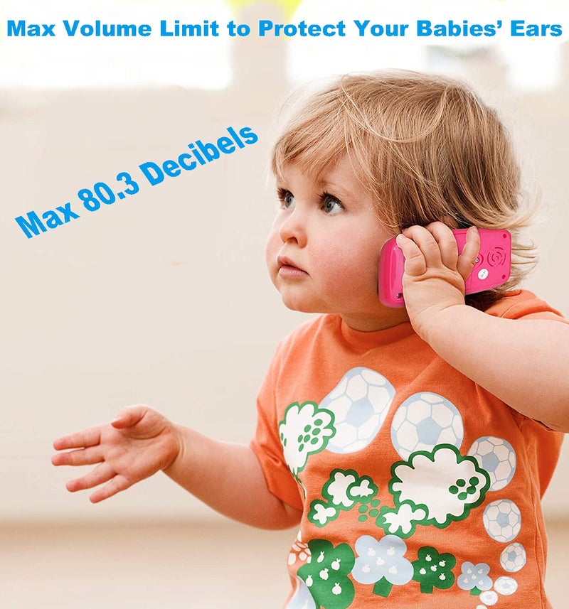 HOLA Toys for 1 Year Old Girl Gifts, 15 Functions Toy Phone Toddler Girl Toys, Learning Baby Toys 12-18 Months, Kids Cell Phone Easter Basket Stuffers - Pink - Image 2