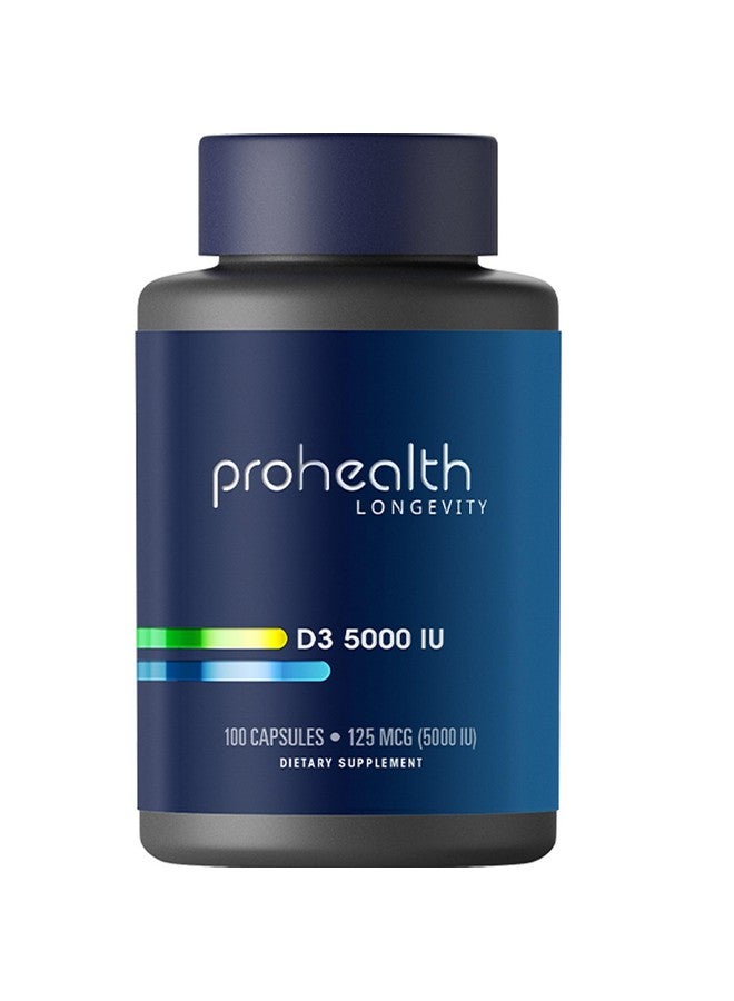 ProHealth ProHealth Vitamin D3 5000 IU (5000 IU, 100 Capsules) - Image 1