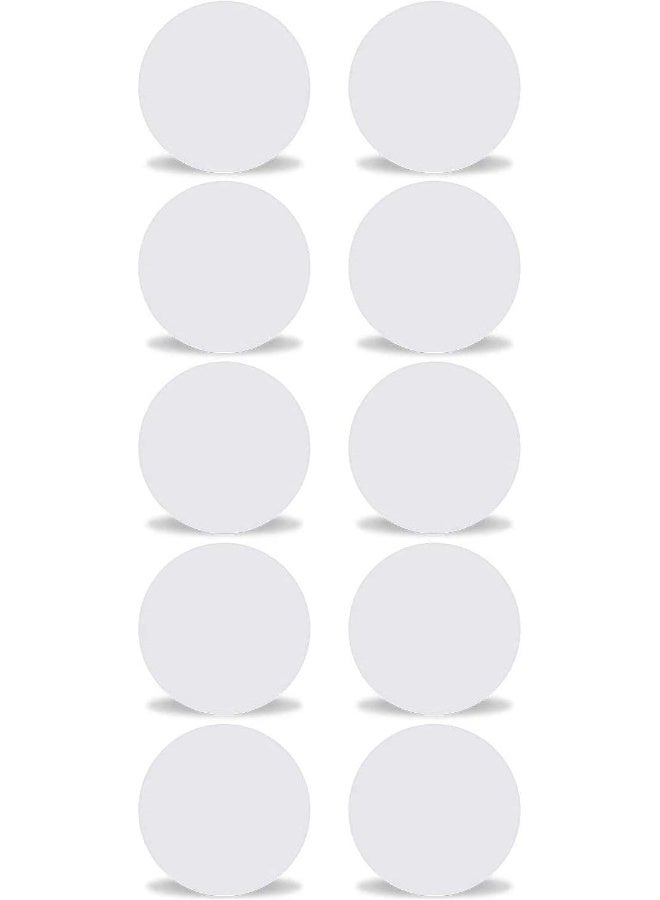 Rubik Ntag215 Nfc Mini Coin Card Tags 13.56 Mhz (Non Adhesive) Blank White Pvc Nfc Ntag 215 Coin Smart Cards Support Nfc Enabled Mobile Phones And Devices (Round 25Mm) (30 Coin Cards) - Image 1