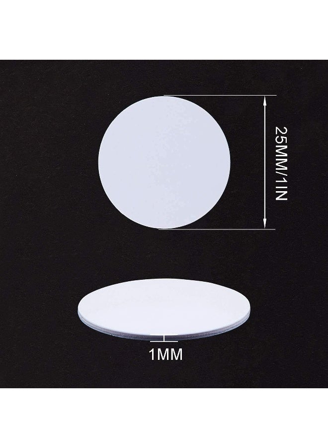 Rubik Ntag215 Nfc Mini Coin Card Tags 13.56 Mhz (Non Adhesive) Blank White Pvc Nfc Ntag 215 Coin Smart Cards Support Nfc Enabled Mobile Phones And Devices (Round 25Mm) (30 Coin Cards) - Image 2