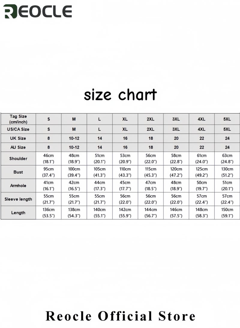 REOCLE Women Button Down Dress Casual Long Sleeve Cotton Linen Dress Flowy Ruffle Shirt Dresses Loose and Comfortable Long Dress - Image 5