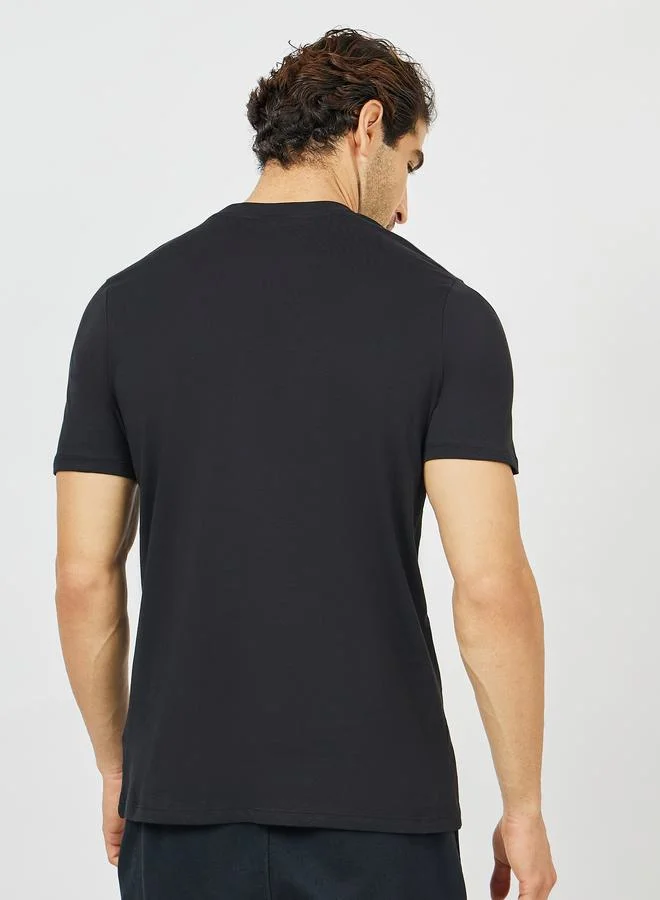 امبرو Terrace Graphic Regular Fit T-Shirt with Short Sleeves