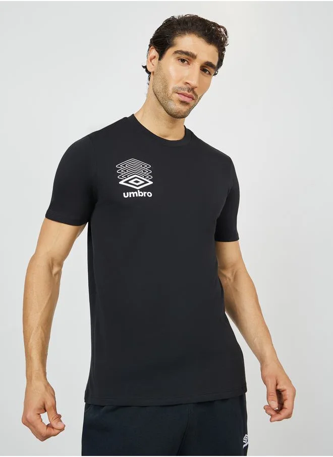 umbro Terrace Graphic Regular Fit T-Shirt with Short Sleeves