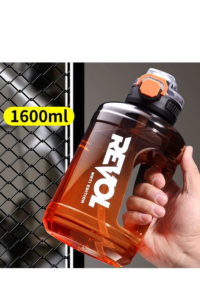 REVOL Water Bottle 1600ml Large Sport Bottle Jug with Big Handle and Straw for Gym Travel Camping - Image 2