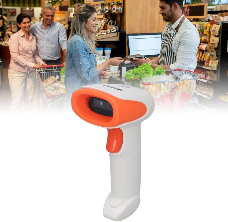 Handheld Barcode Scanner 2.4G Portable 2D QR Cordless Bar Code Reader Scanner Gun Compact for Logistics Express - Image 3