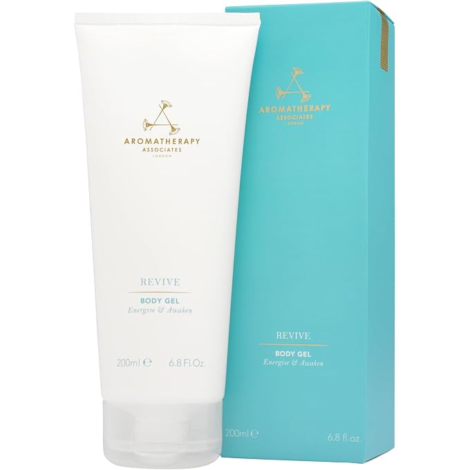 Aromatherapy Associates Revive Body Gel 200ml - Refresh Body and Mind, Grapefruit, Rosemary & Juniper Essential oils, Even Out Skin Tone and Texture, Detoxification, Soft & Supple Skin Lotion - Image 1