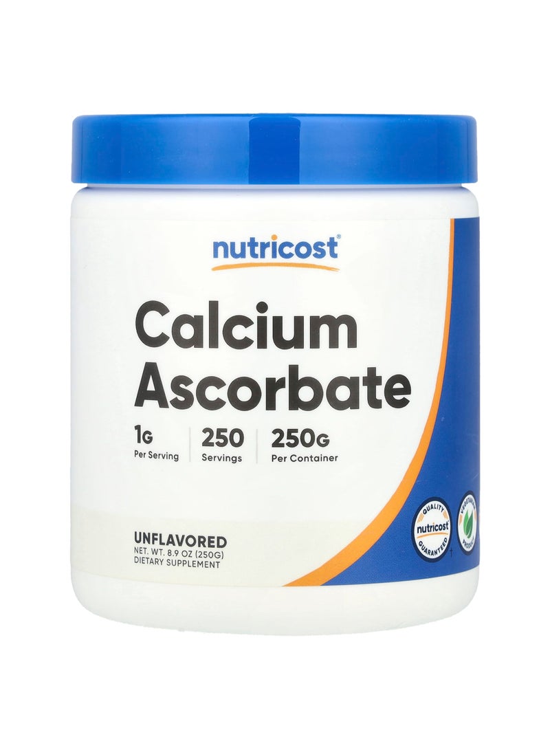 Calcium Ascorbate, Unflavored, 8.9 oz (250 g)