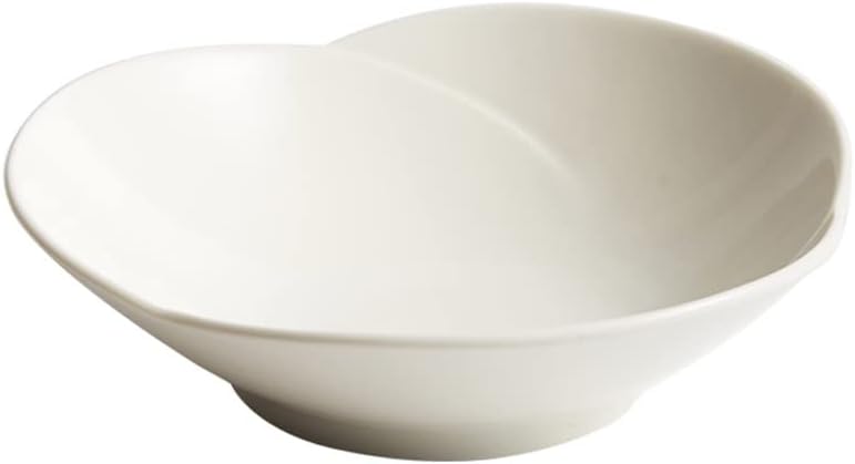 Pasta Bowls Appetizer Plates Serving Plate Serving Tray Creative White Ceramic Plate Vegetable Plate Household Deep Plate Soup Plate Salad Plate Hotel Tableware Dining Serving Plates for Parties - Image 1