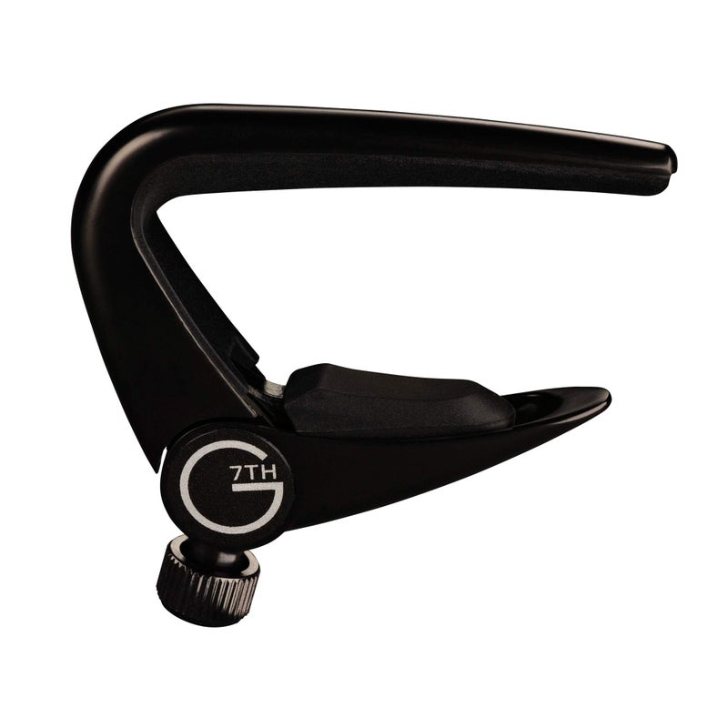 G7th Newport Series Guitar Capo (C31020), 6 String, Black - Image 1