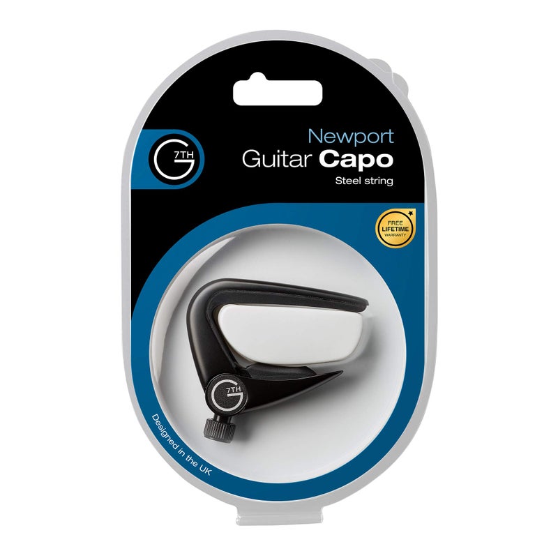 G7th Newport Series Guitar Capo (C31020), 6 String, Black - Image 3
