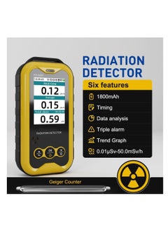 SYOSI Portable Geiger Counter Radiation Detector with LCD Display - Handheld Nuclear Radiation Dosimeter for Beta, Gamma, X-ray Rechargeable Radiation Monitor Meter for Water and Seafood Detection  - Image 3