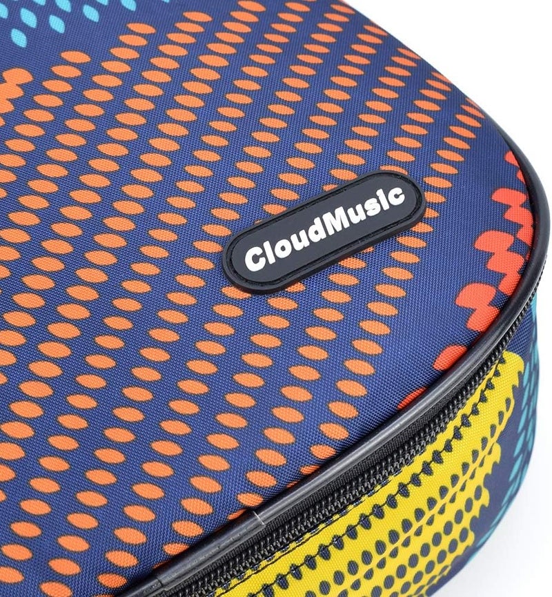 CLOUDMUSIC Ukulele Case Gig Bag Padded Backpack For Concert 23" Inch(Concert,Dark Blue) - Image 5