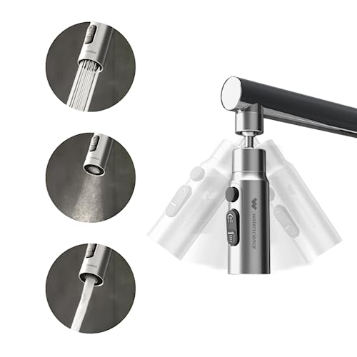 WaterScience Tap Extender for Kitchen Sink - Compact | Upto 70% Water Saving | 360 Degree Rotation, 35 x 35 x 80 Millimeters - Image 1