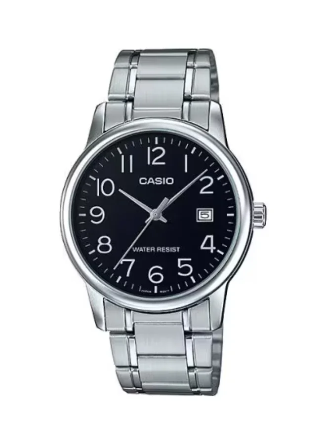 كاسيو Men's Men's Stainless Steel Analog Watch MTP-V002D-1BUDF - 37.1 mm للرجال