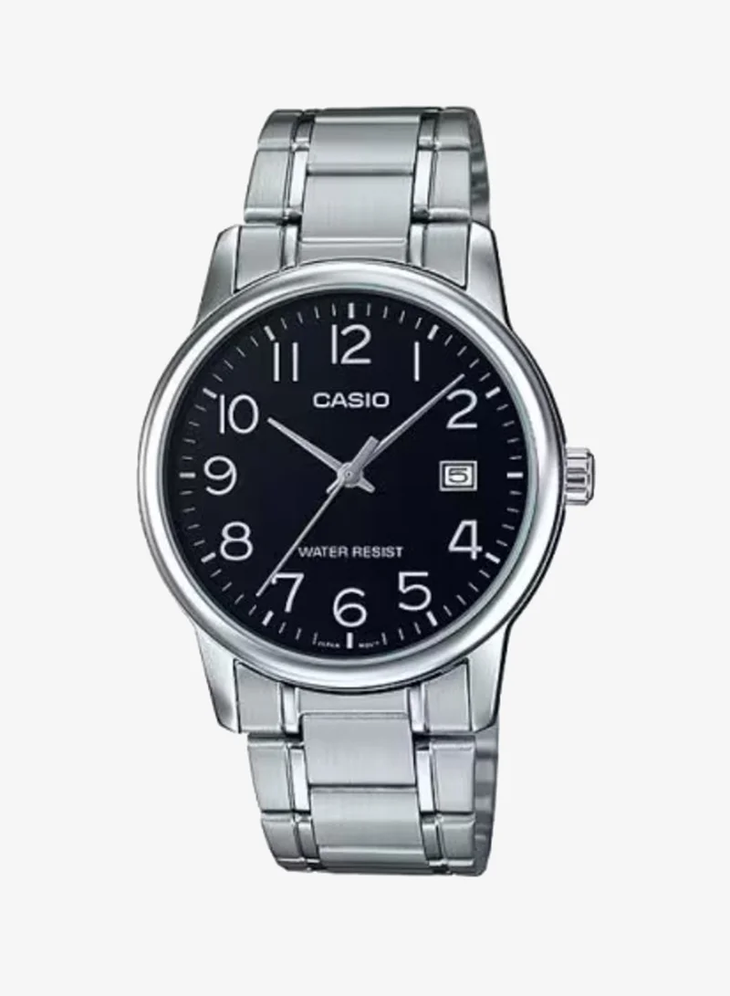 كاسيو Men's Stainless Steel Analog Watch MTP-V002D-1BUDF - 37.1 mm