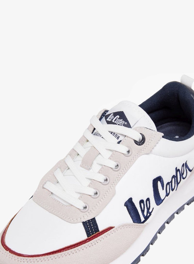 Lee Cooper Women's Logo Detail Lace-Up Sneakers - Image 4