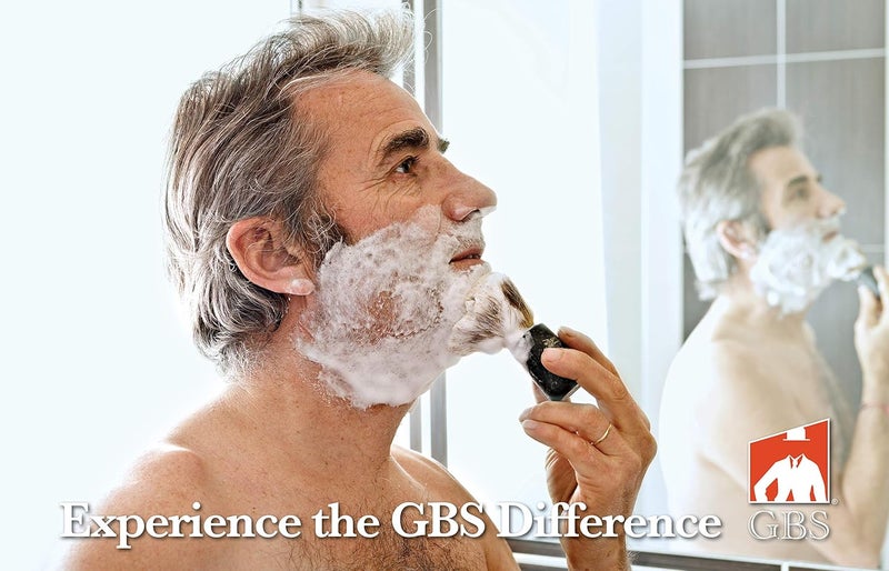 GBS Weighted Safety Razor Stand Base Polished Steel Protect  Dry Razor Fits 5 and 3 Shaving Razor Blades - Image 4