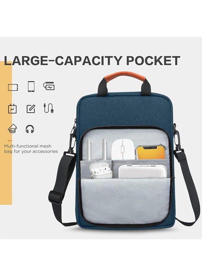 Gocokia 13 inch Laptop Shoulder Bag Carrying Pouch Sleeve Case with Large Front Pocket Vertical Laptop Sleeve Handbag for 13" MacBook - Image 4