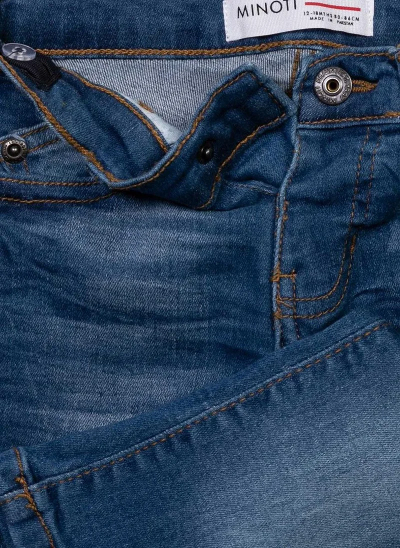 MINOTI Kids' Stretch Denim Jeans with Classic 5-Pocket Style