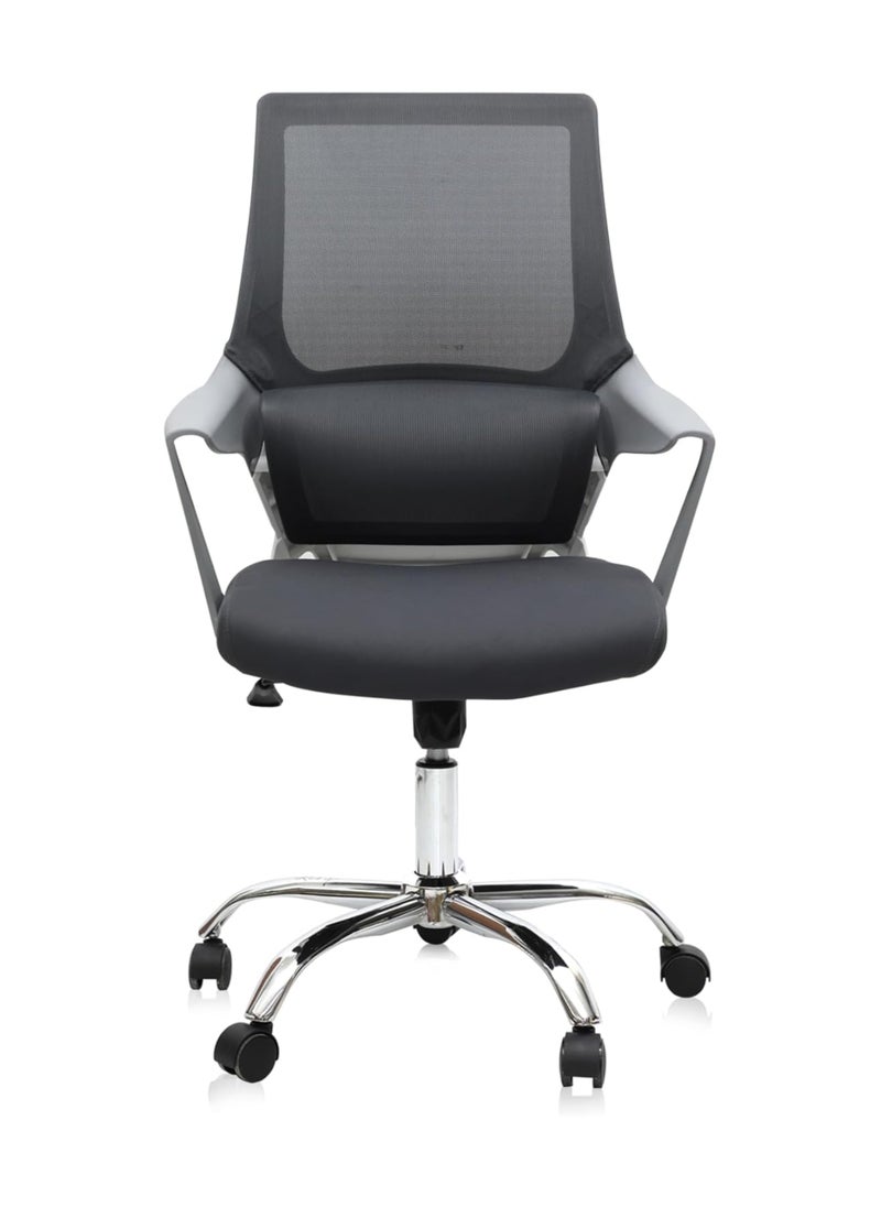 KARNAK Ergonomic Design Mesh Office Chair -Grey  - Image 1