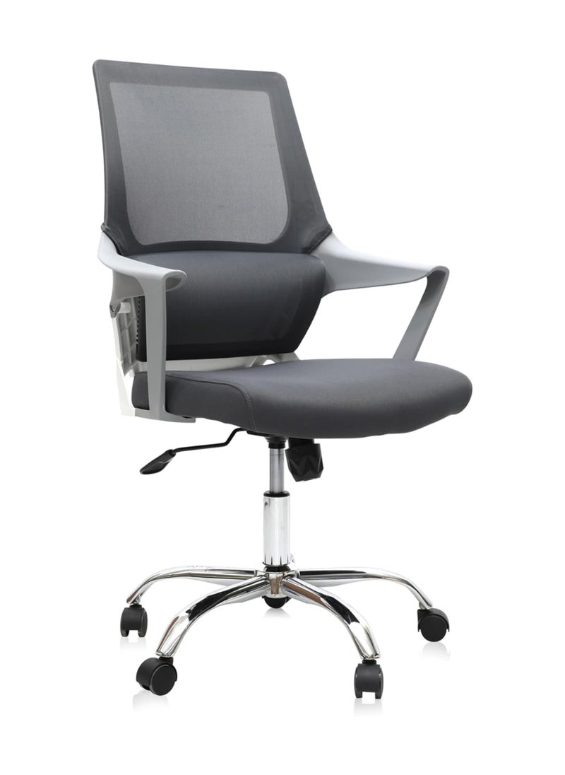 KARNAK Ergonomic Design Mesh Office Chair -Grey  - Image 4