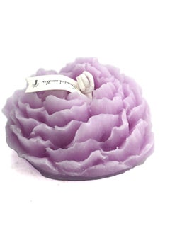 Flower Shaped Lavender Scented Candles For Bedroom, Welcome Home Décor Candle For Home Fragrance, Lavender Aesthetic Room Décor, Refreshing Scented Candles For Bedroom