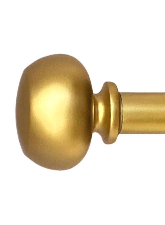 Decopolitan Morena 26-48 Inch Adjustable Curtain Rod Set, 5/8 Inch Diameter in Brass - Image 1