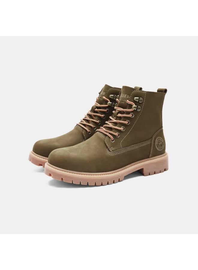 Mellen Minimalist Fashion Martin Boots Trendy Comfortable Classic High-top Fashion Boots Mf797505 Dark Brown Size 44 - Image 2