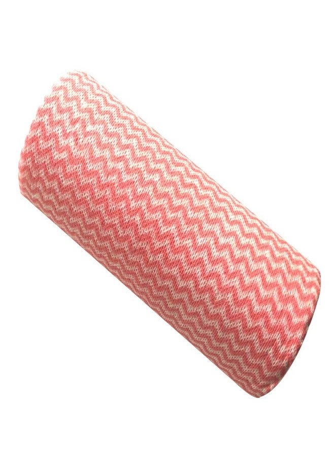 MDN MIST Non- woven Disposable Reusable Towels like Kitchen Cleaning Towel/Tissue paper - Multi-Uses Dish Cloths Washable Towel Roll - 80 Pulls (PINK) - Image 1