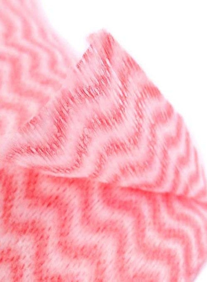 MDN MIST Non- woven Disposable Reusable Towels like Kitchen Cleaning Towel/Tissue paper - Multi-Uses Dish Cloths Washable Towel Roll - 80 Pulls (PINK) - Image 3