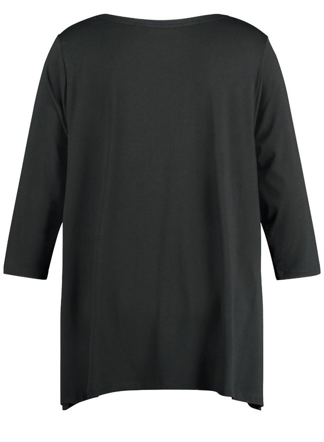 Flared 3/4-Length T-Shirt