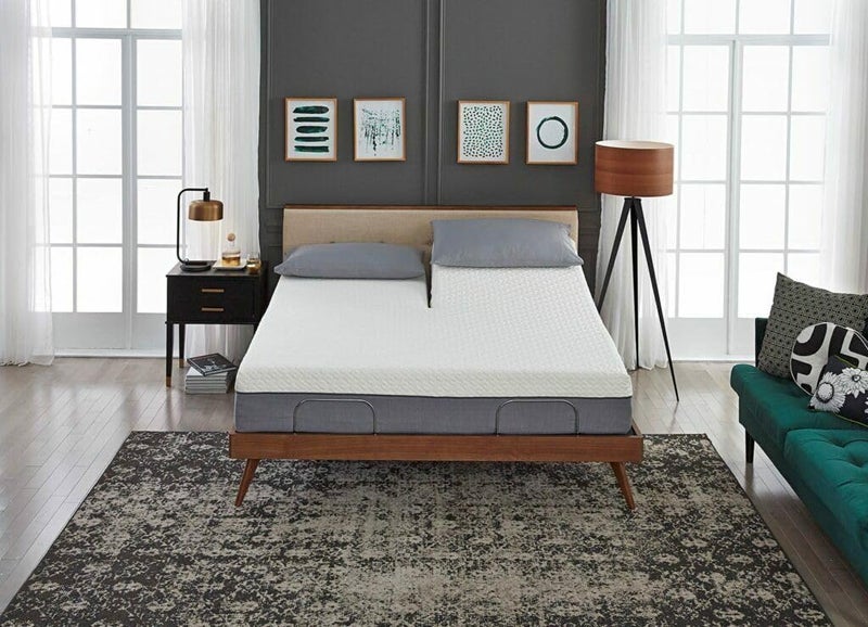 Royal Bliss 1900 ROYAL BLISS TOP Split King Royal Collection 1900 Egyptian Cotton Bamboo Quality Bed Sheet Set With 1 Fitted Sheet With 36in Split TOP 1 King Flat and 2 King PcasesNo Wrinkle Silver Light Gray 