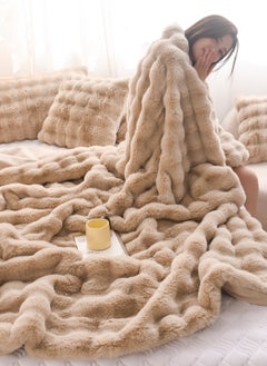 Sharpdo Winter Blanket,Thickened Double-Sided Plush Blanket,Bedroom Throw Blanket,Soft Warm Rabbit Fleece Throw Blanket  - Image 4