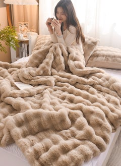Sharpdo Winter Blanket,Thickened Double-Sided Plush Blanket,Bedroom Throw Blanket,Soft Warm Rabbit Fleece Throw Blanket  - Image 5